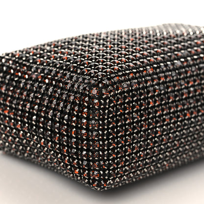 Alexander Wang Mesh Crystal Rhinestone Mini Heiress Pouch Cola 6 of 8