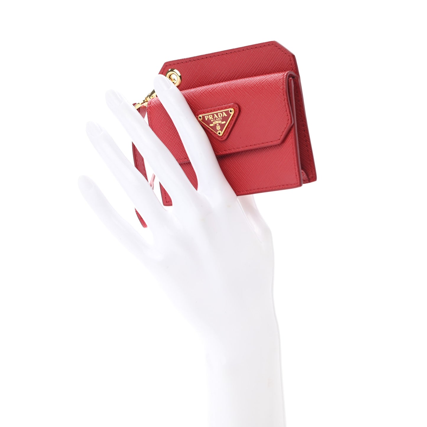 Saffiano Card Holder Fuoco