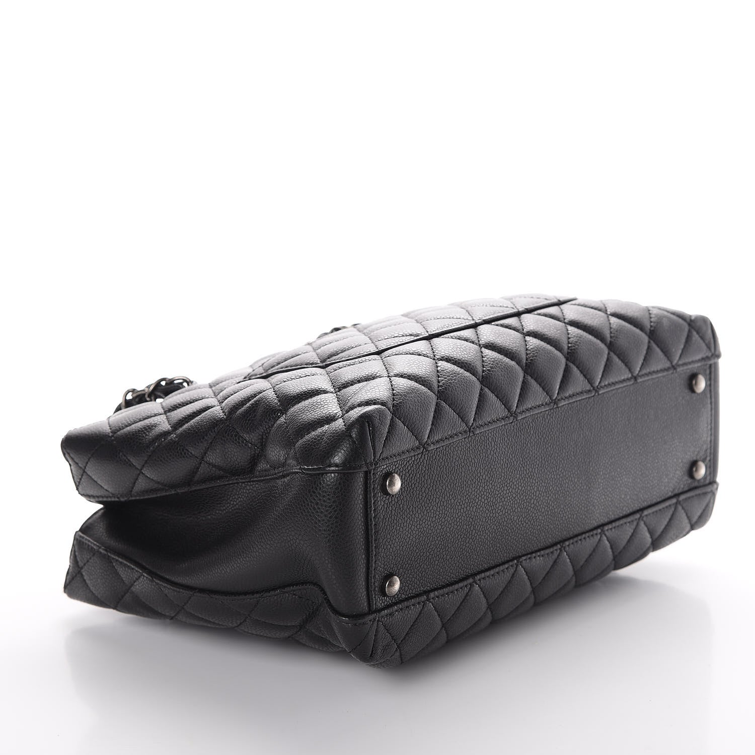 Chanel Caviar Quilted City Shopping Tote Black 3 of 9
