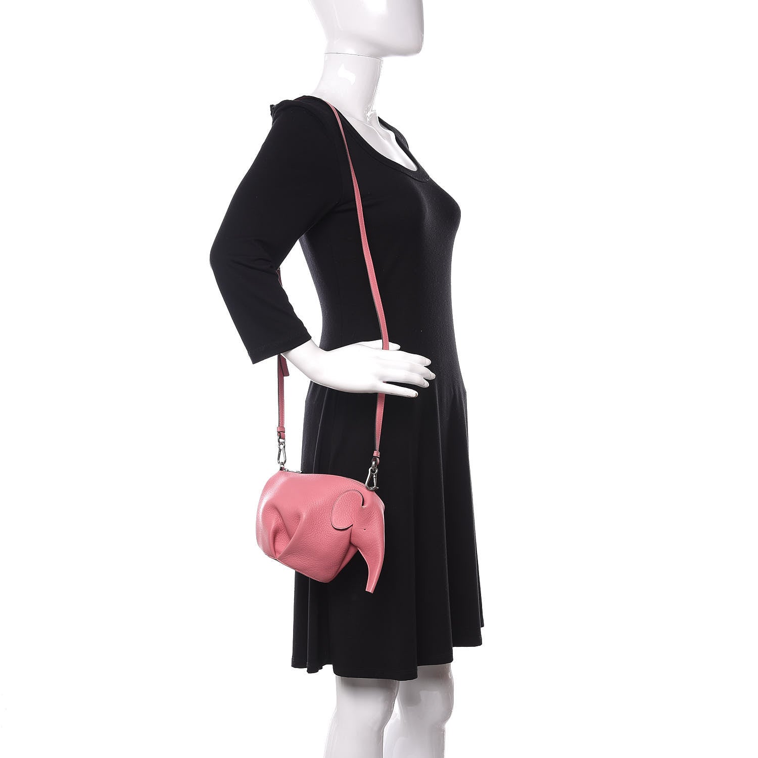 Loewe Calfskin Mini Elephant Crossbody Bag Candy 2 of 10