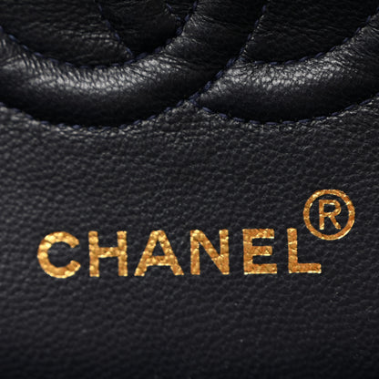 Chanel Lambskin Quilted Small Double Flap Navy 6 of 10