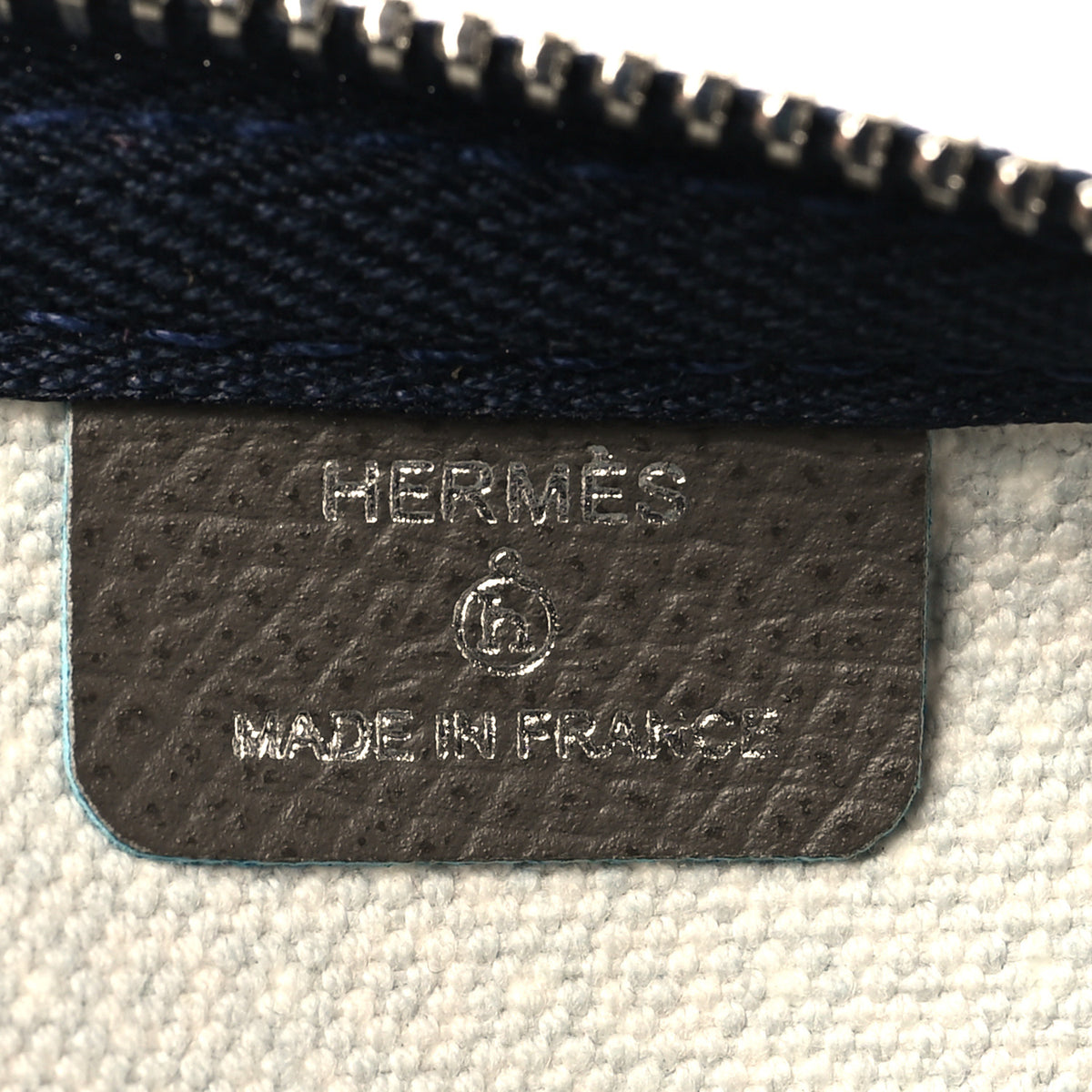 Cotton Goatskin Navette Petit H Pouch PM