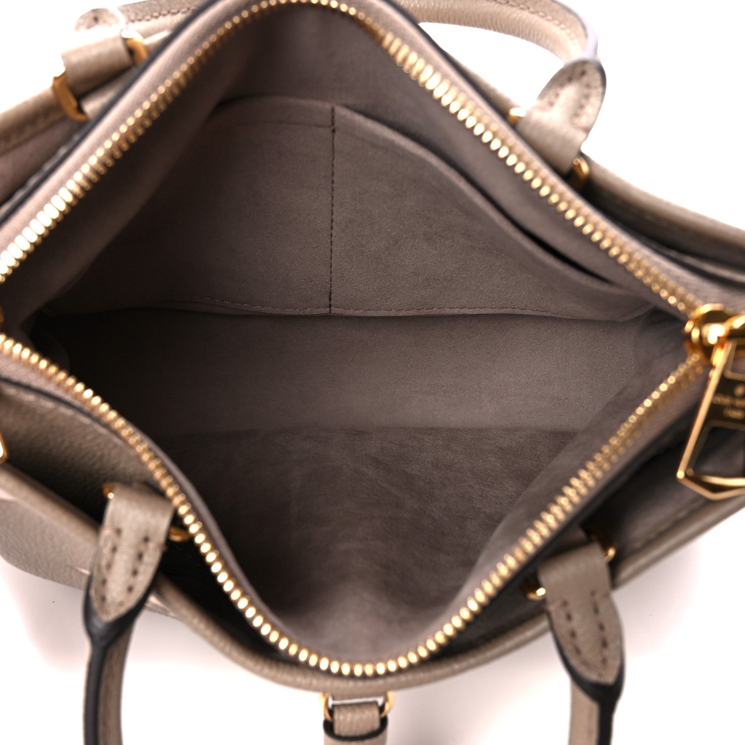 Louis Vuitton Empreinte Monogram Giant Trianon PM Tourterelle Creme 5 of 13