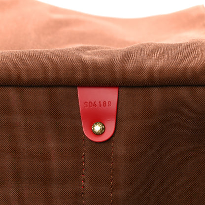 Louis Vuitton Calfskin Monogram Keepall Bandouliere 50 Coquelicot 7 of 13