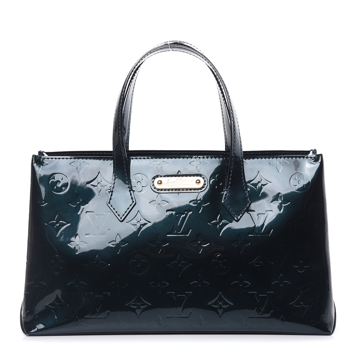 Louis Vuitton Vernis Wilshire PM Blue Nuit 1 of 8