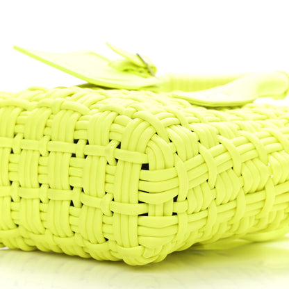 Balenciaga Faux Calfskin XXS Bistro Basket Fluo Yellow 9 of 10