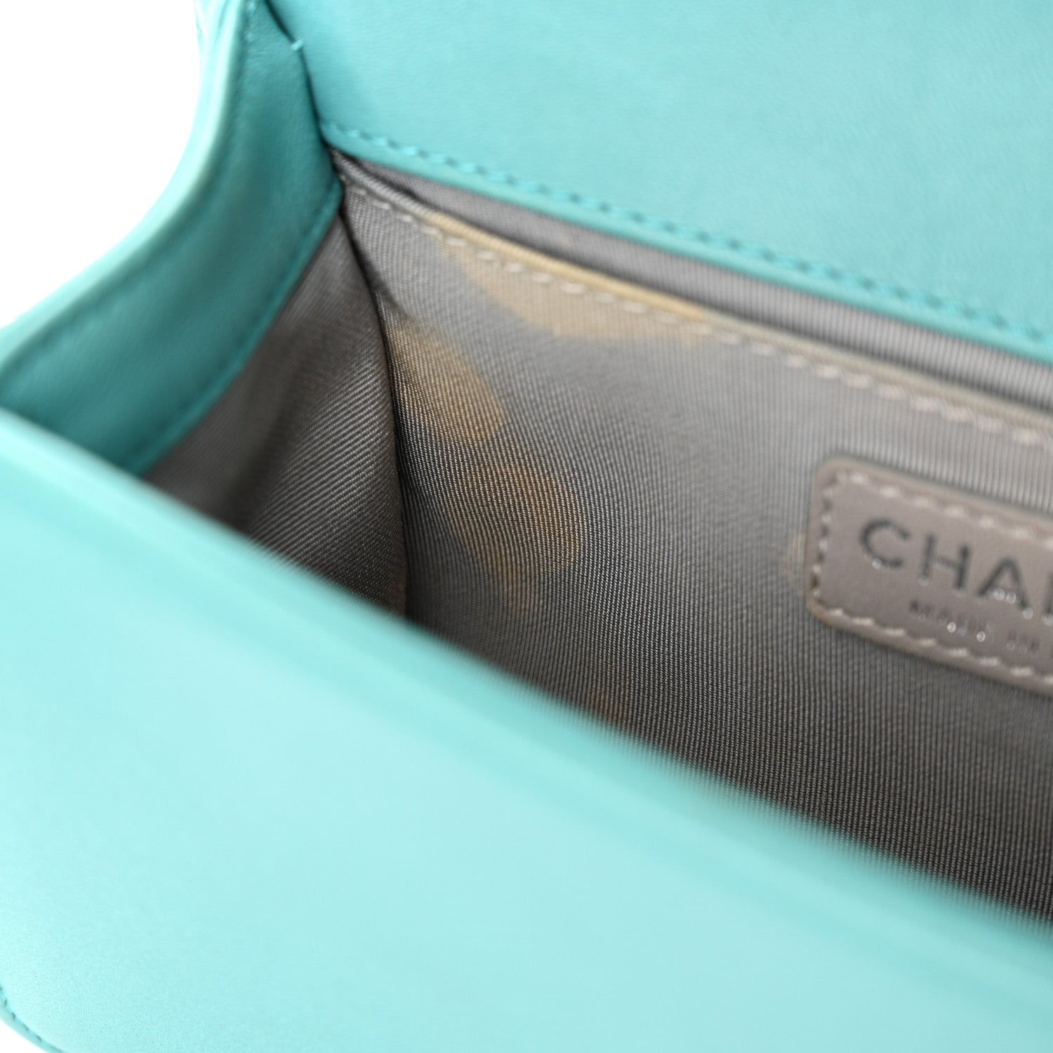 Chanel Galuchat Stingray Small Boy Flap Turquoise 13 of 18
