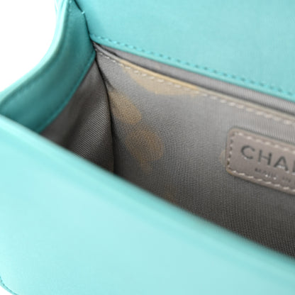 Chanel Galuchat Stingray Small Boy Flap Turquoise 13 of 18