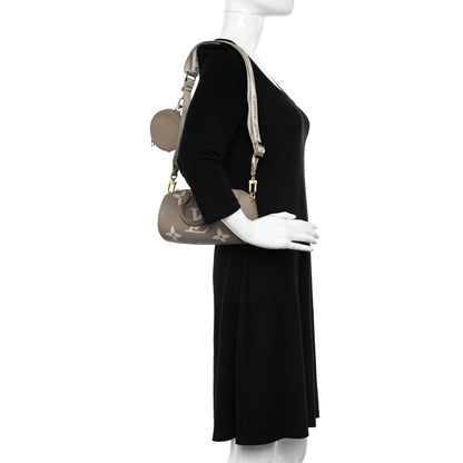 Louis Vuitton Empreinte Monogram Giant Papillon BB Tourterelle Cream 2 of 8