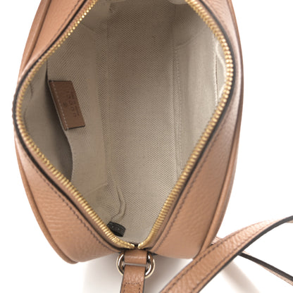 Gucci Pebbled Calfskin Small Soho Disco Bag Rose Beige 5 of 10