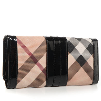 Burberry Nova Check Penrose Continental Wallet Black 3 of 8