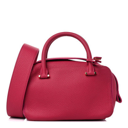 Delvaux Taurillon Soft Mini Cool Box Satchel FRAMBOISE 1 of 13