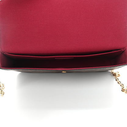 Louis Vuitton Monogram Pochette Felicie Chain Wallet Fuchsia 6 of 6