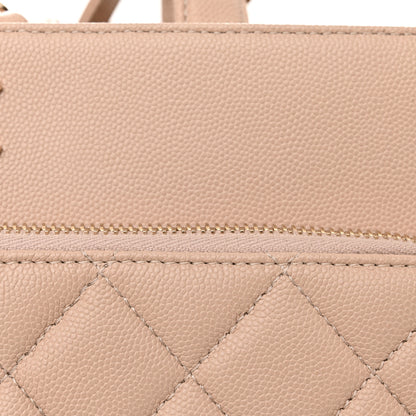 Chanel Caviar Quilted Large Business Affinity Shopping Bag Beige 11 of 15