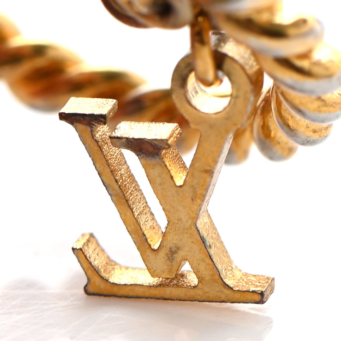Sweet Monogram In My Heart Hoop Earrings Gold