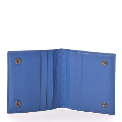 Bottega Veneta Nappa Intrecciato Card Holder Blue 5 of 8