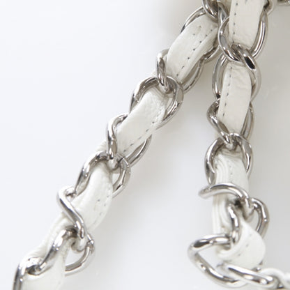 Chanel Caviar Petit Shopping Tote PST White 8 of 14