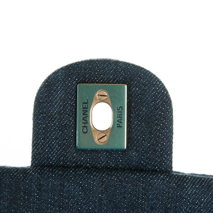 Chanel Washed Denim Quilted Small Urban Spirit Backpack Dark Blue 8 of 8