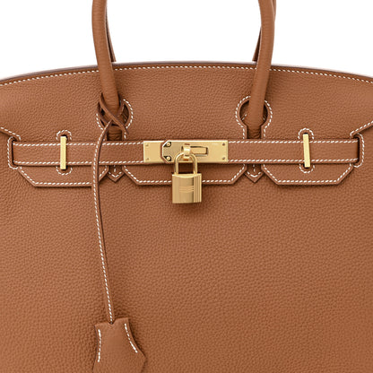 Hermes Togo Birkin 30 Gold 8 of 11