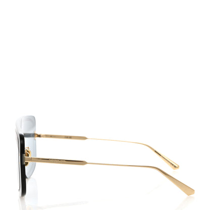 Christian Dior UltraDior Mask Sunglasses Gold Blue 3 of 8