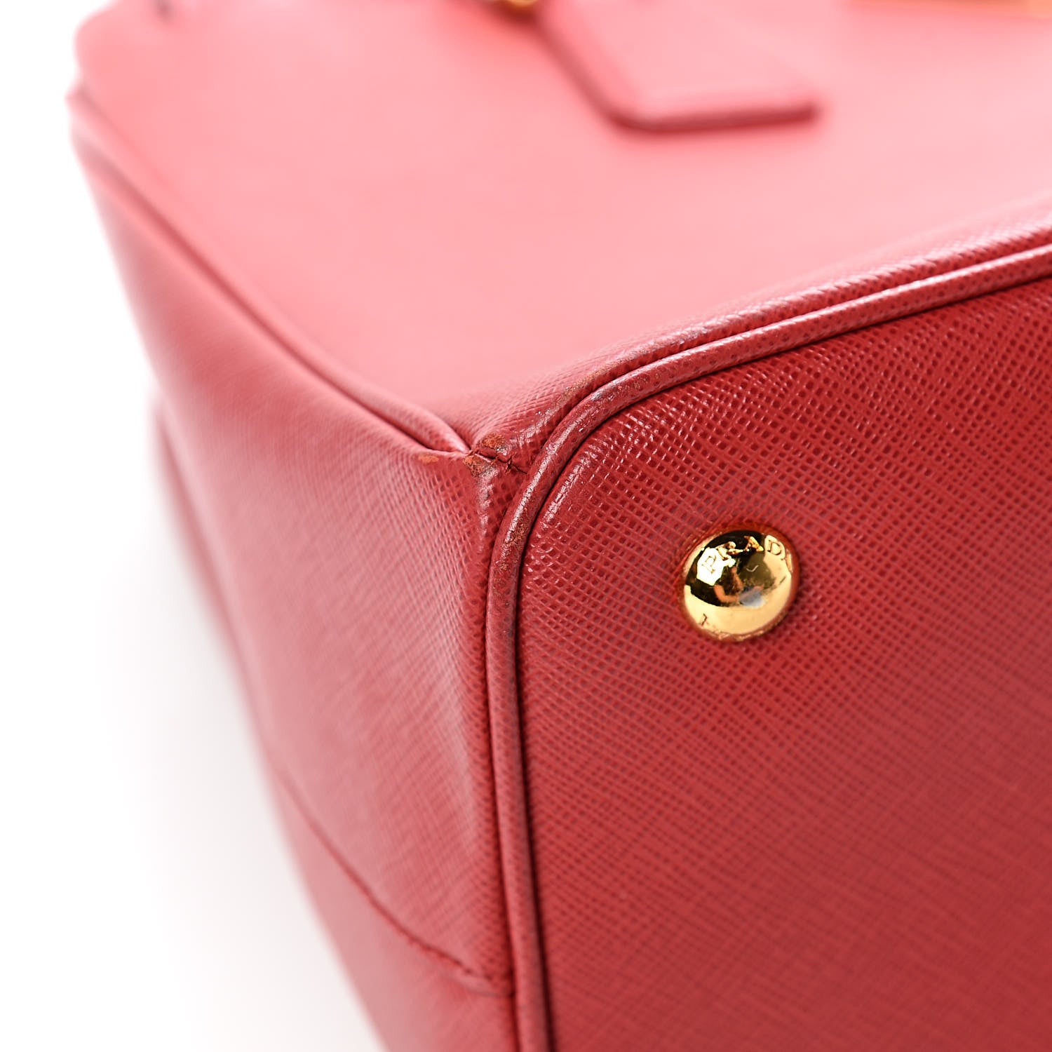 Prada Saffiano Lux Medium Tote Fuoco 13 of 16