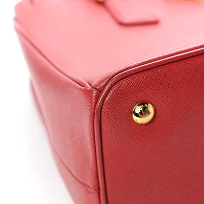 Prada Saffiano Lux Medium Tote Fuoco 13 of 16
