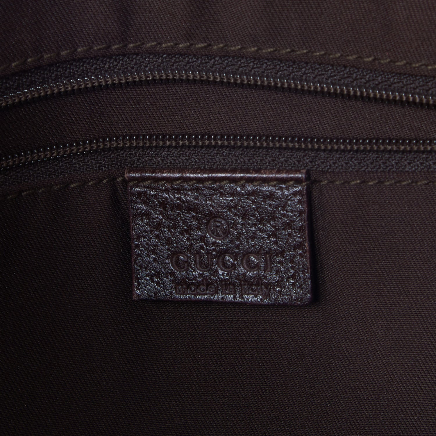Gucci Monogram Small Abbey Tote Dark Brown 8 of 8