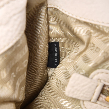Prada Vitello Daino Top Handle Zip Tote Sabbia 8 of 18