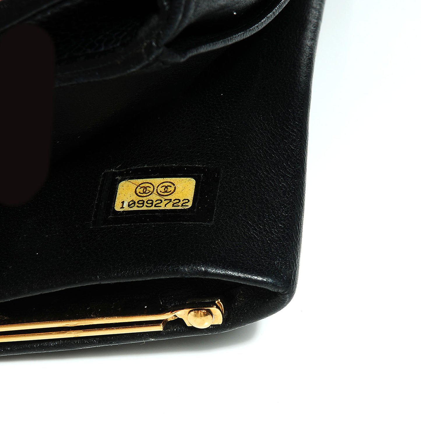 Caviar CC French Wallet Black