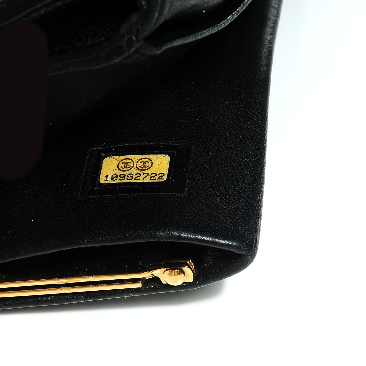 Chanel Caviar CC French Wallet Black 7 of 8