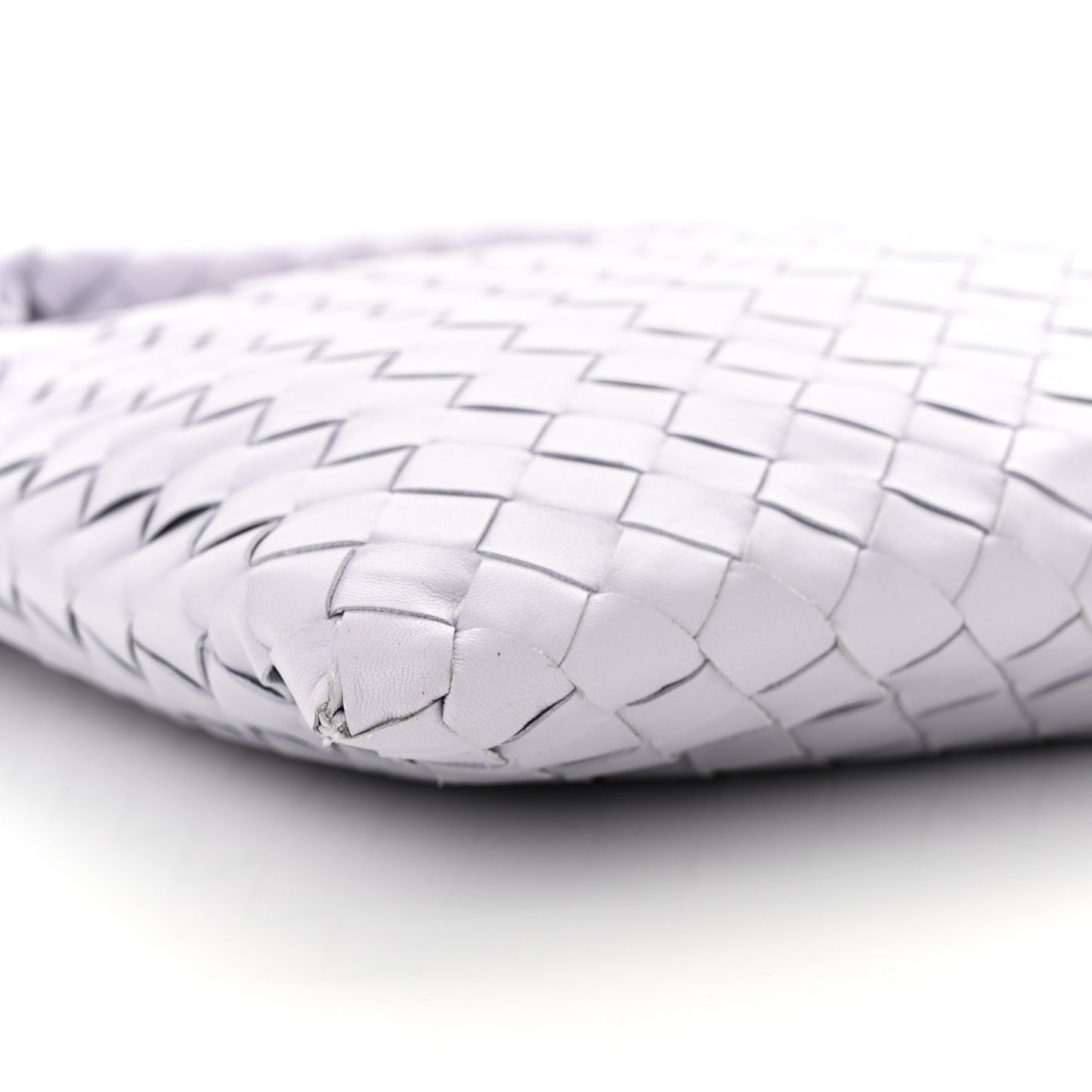 Calfskin Intrecciato Small Hop Oyster Lilac