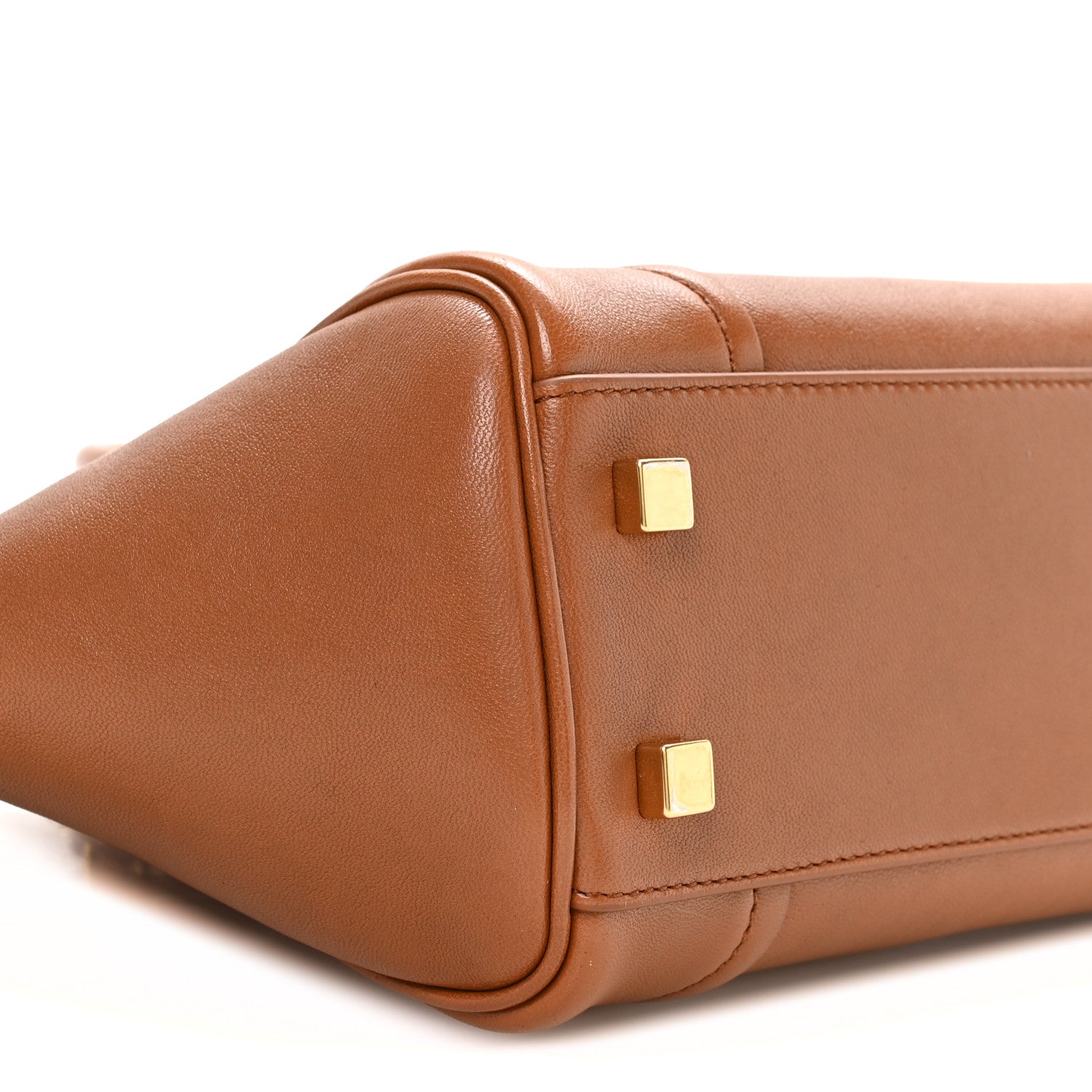 Celine Supple Shiny Lambskin Little New Luggage Soft Tan 8 of 10