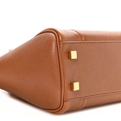 Celine Supple Shiny Lambskin Little New Luggage Soft Tan 8 of 10