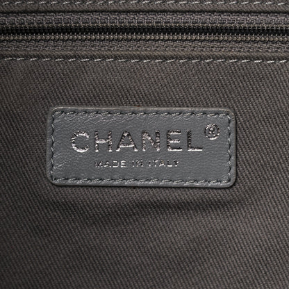 Chanel Graffiti Printed Canvas Medium Backpack Grey 7 of 17