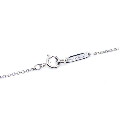Tiffany 18K White Gold Diamond Mini Cross Pendant Necklace 5 of 6