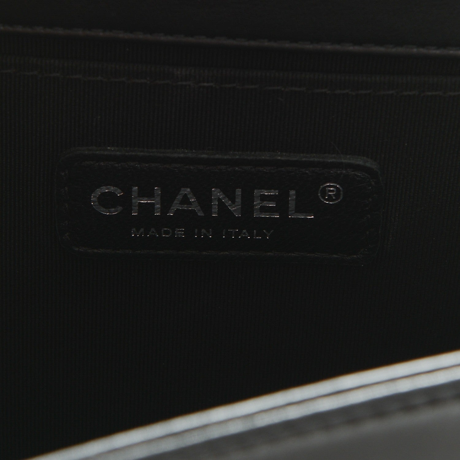 Chanel Calfskin Quilted Medium Boy Flap Black 6 of 7