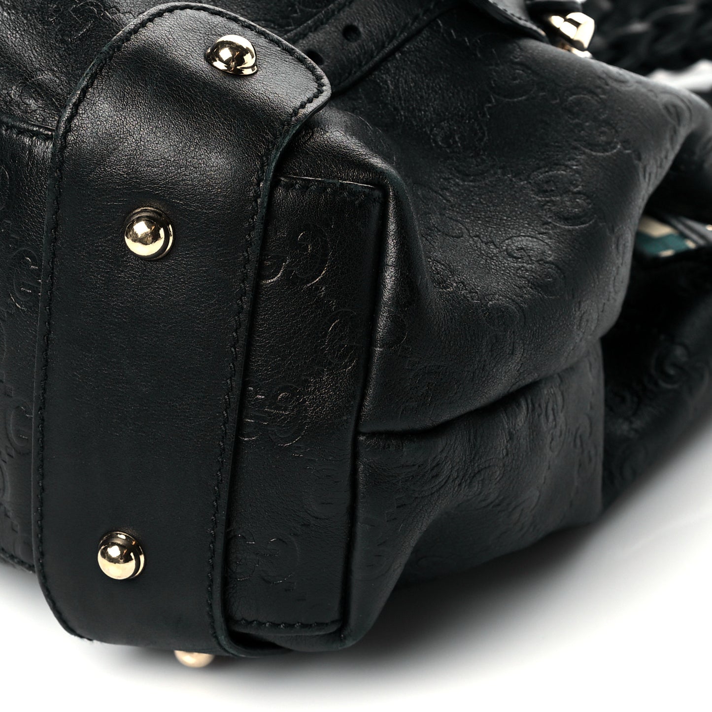 Guccissima Small Pelham Shoulder Bag Black