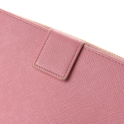 Prada Saffiano Continental Flap Wallet Petalo 13 of 14