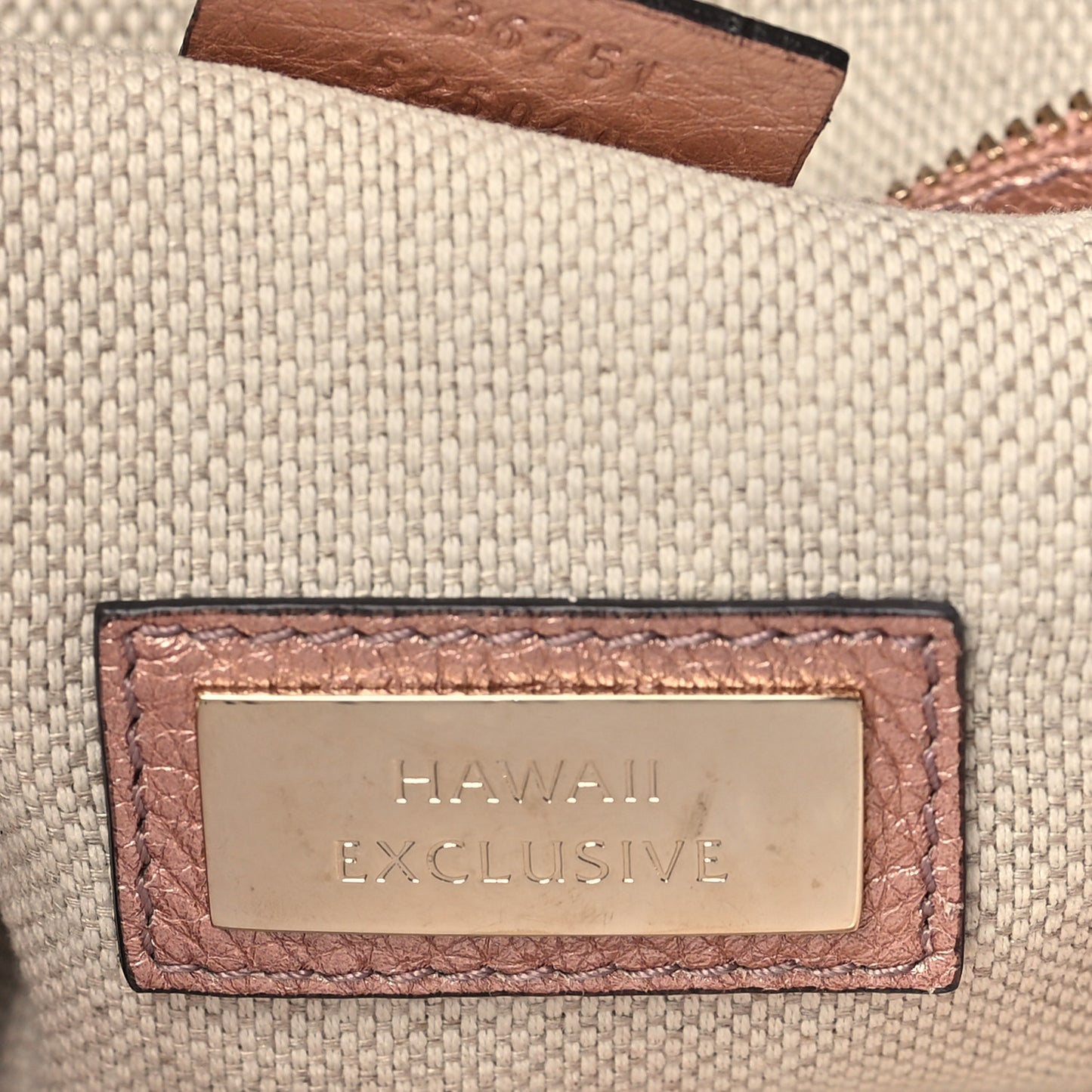 Metallic Pebbled Calfskin Small Soho Shoulder Bag Pink