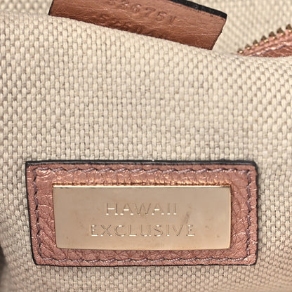 Gucci Metallic Pebbled Calfskin Small Soho Shoulder Bag Pink 8 of 13