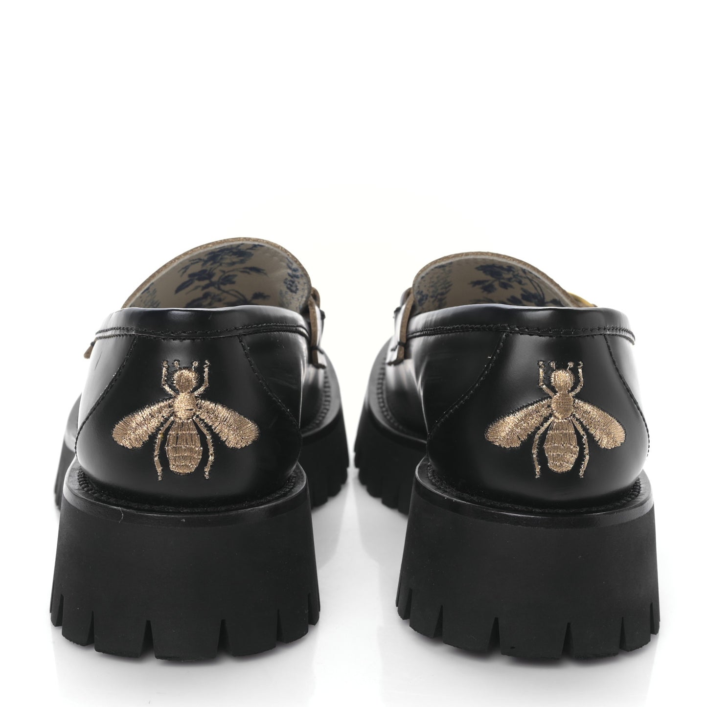 Cordovan Lux Womens Harald Horsebit 25mm Platform Loafers 36 Black