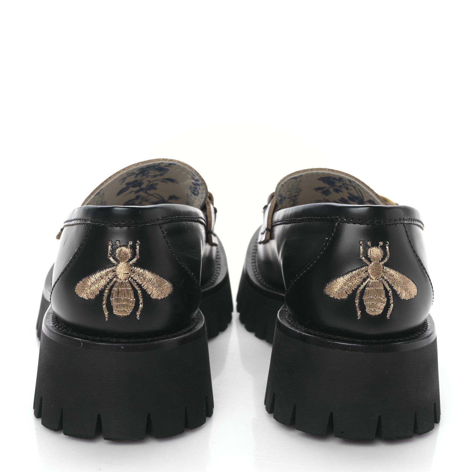 Gucci Cordovan Lux Womens Harald Horsebit 25mm Platform Loafers 36 Black 5 of 10