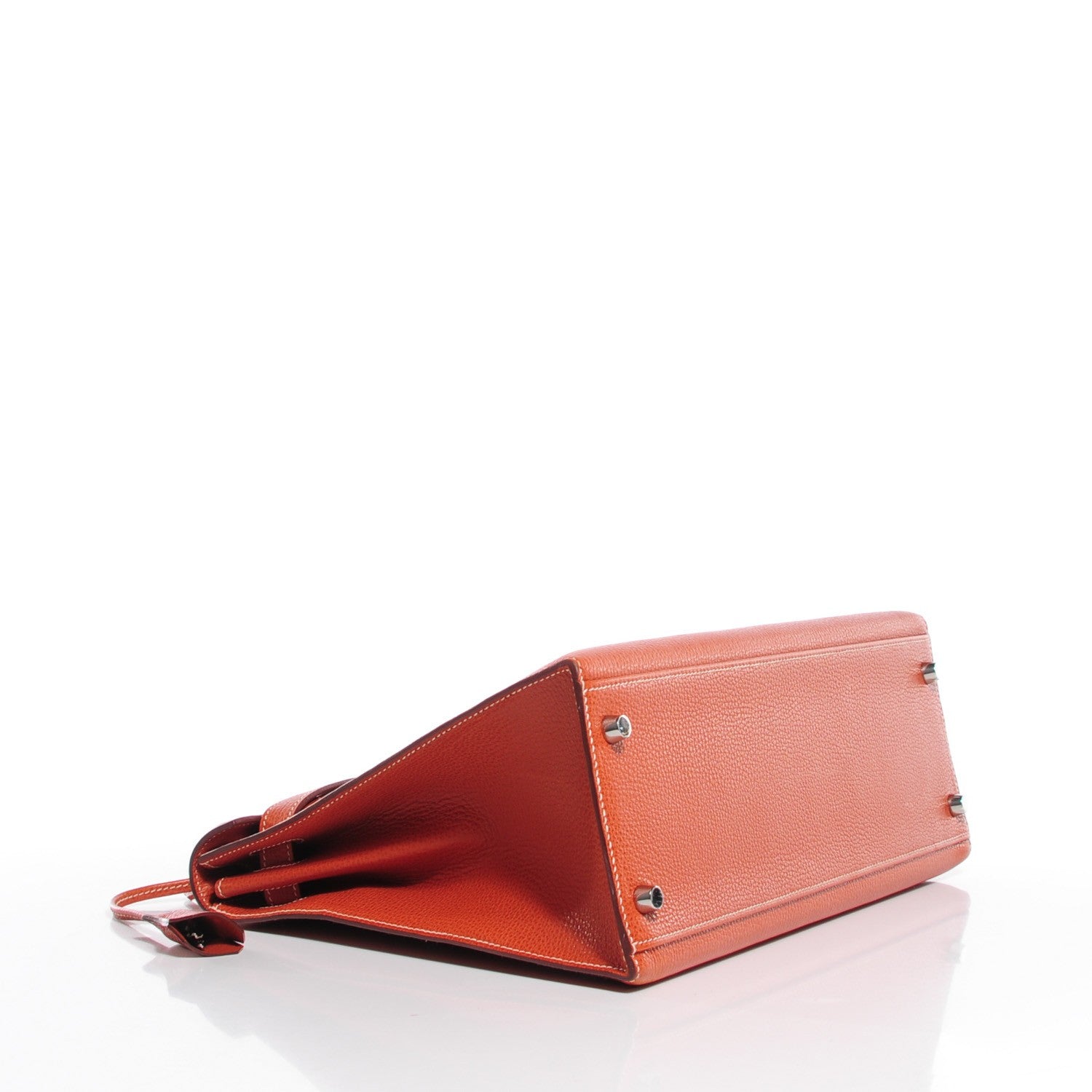 Hermes Vache Liegee Kelly Sellier 32 Brique 4 of 24