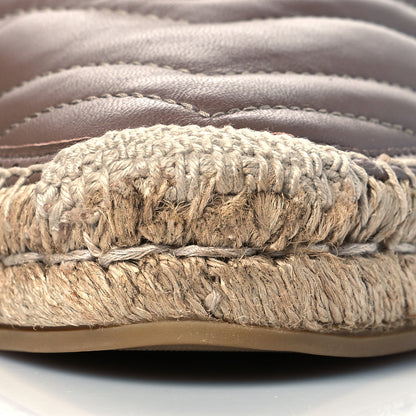 Gucci Nappa Matelasse GG Marmont Espadrilles 40 Porcelain Rose 9 of 10
