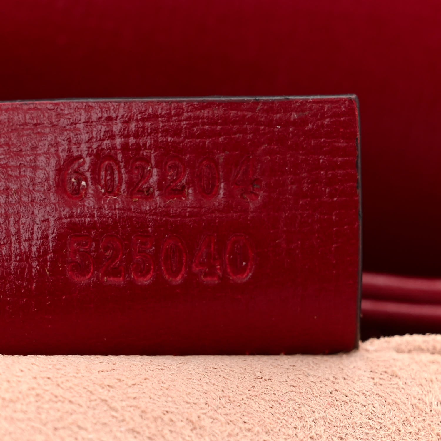 Gucci GG Supreme Monogram Azalea Calfskin Horsebit 1955 Shoulder Bag Beige Ebony New Cherry Red 7 of 11