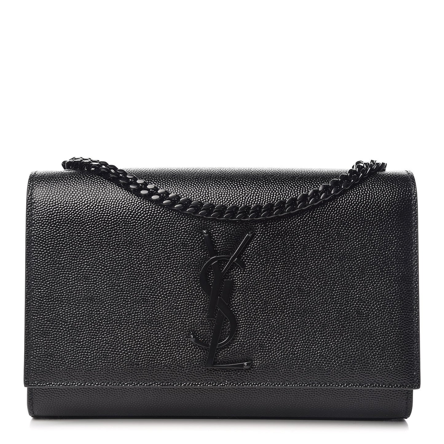 Grain De Poudre Small Monogram Kate Satchel Black