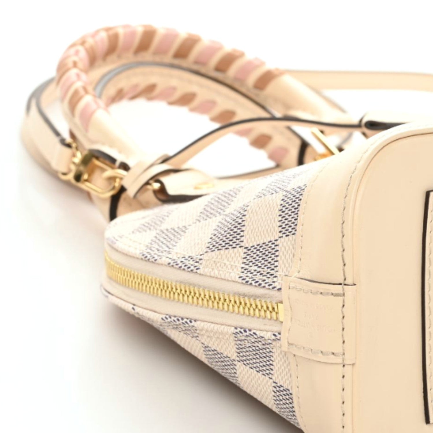 Louis Vuitton Damier Azur Braided Alma BB 8 of 9