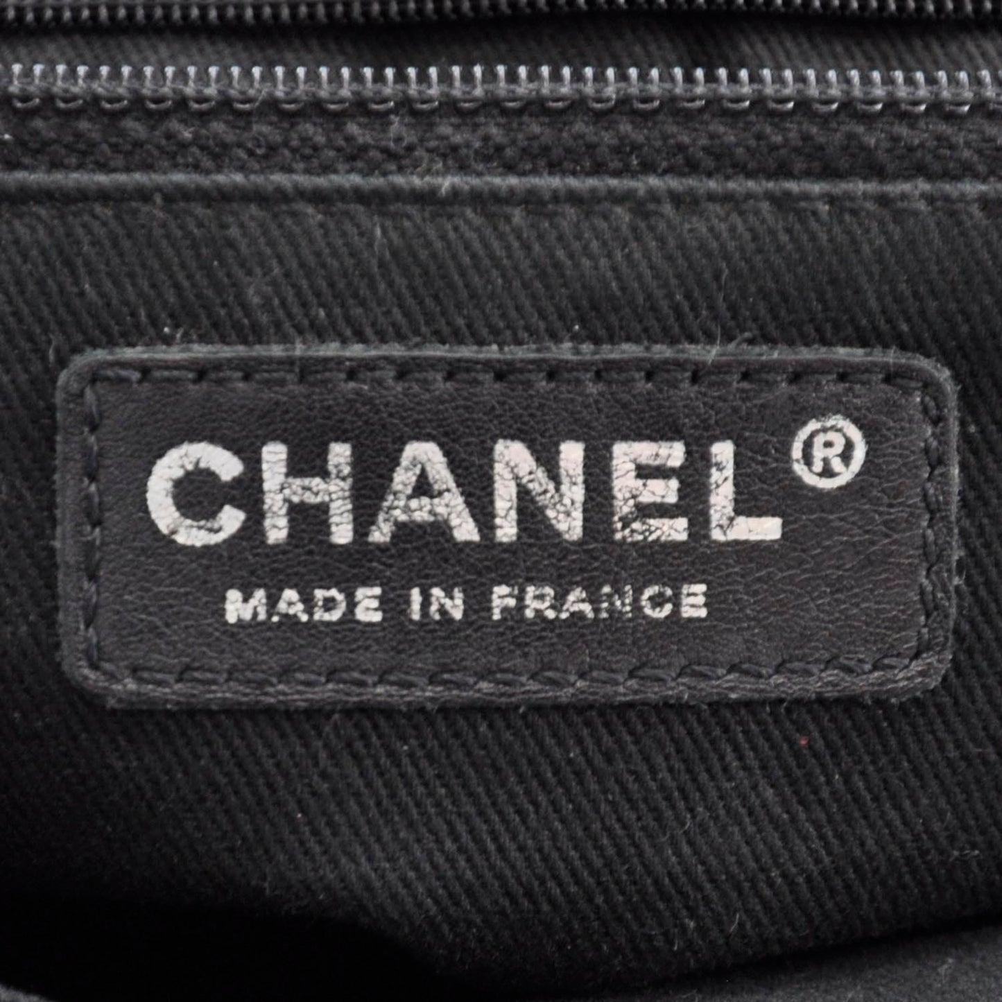Caviar Half Moon Large Flap Black