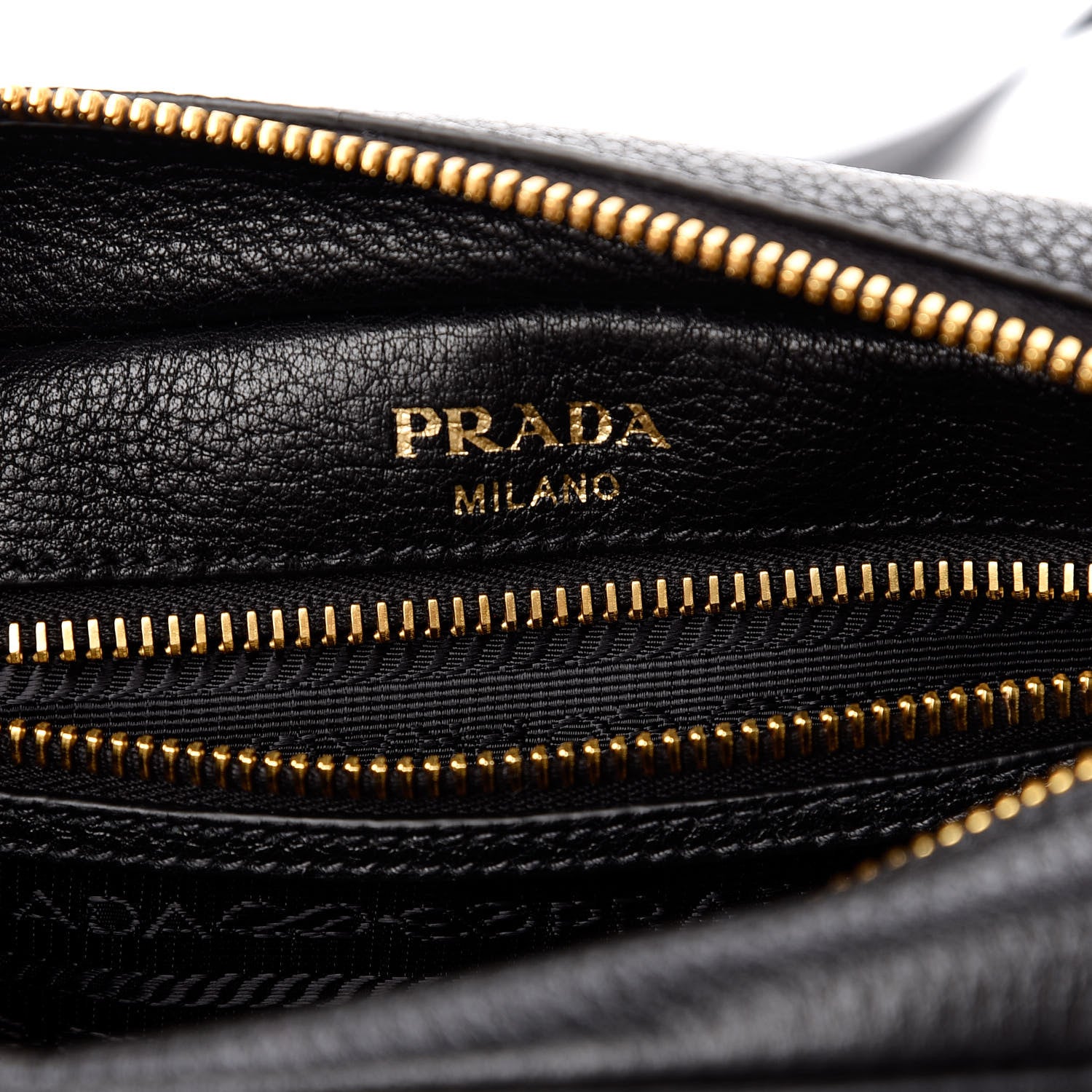 Prada Vitello Daino Camera Crossbody Black 6 of 9