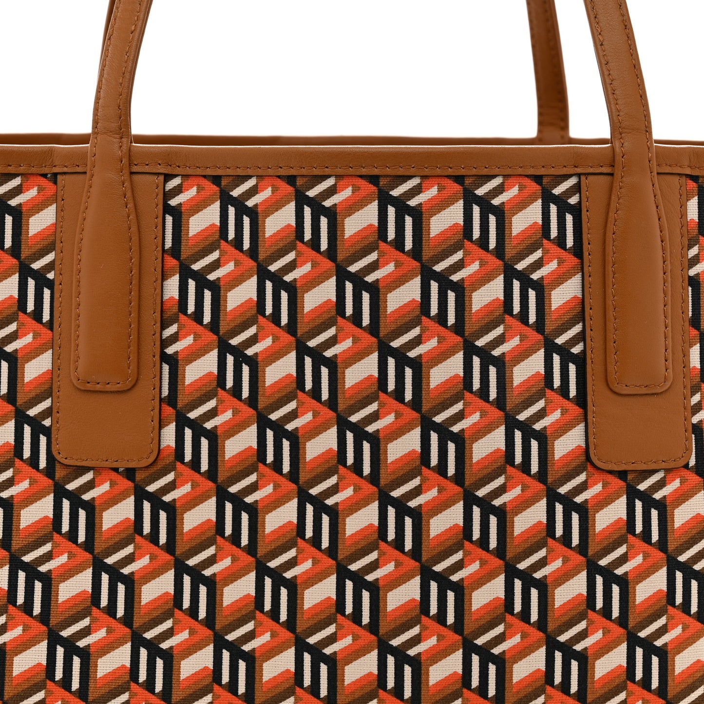 Visetos Medium Liz Reversible Shopper Tote Cognac